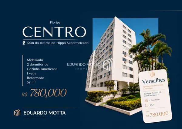 57 m² no Centro de Florianópolis