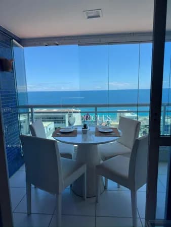 Apartamento quarto e sala na Barra com vista mar
