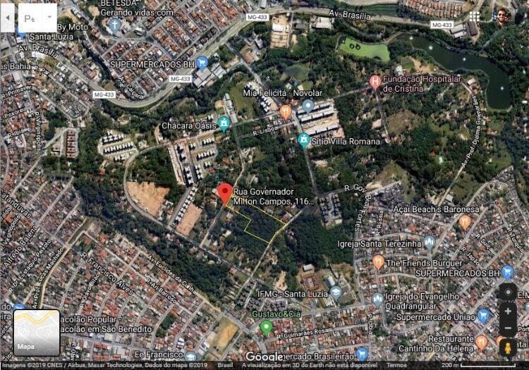Área Residencial/Comercial para Venda em São Benedito Santa Luzia-MG