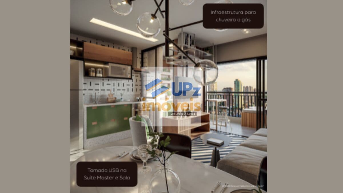 Apartamento com 2 suítes, 62m² com depósito privativo, 21 º andar no Centro de Osasco-SP