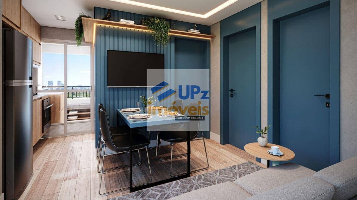 Apartamento com 2 dorms, 35m², varanda com vaga determinada no Jaguaré em São Paulo-SP