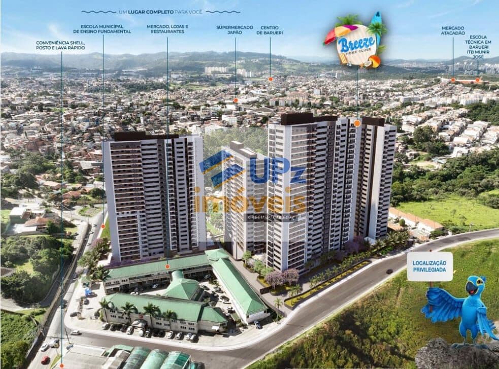 Apartamento com 2 quartos, 1 vaga, 48m² - Jardim Julio - Barueri - SP
