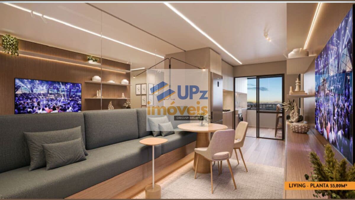 Apartamento 2 dorms, sendo 1 suíte, 55m², varanda gourmet, vaga coberta no Padroeira em Osasco-SP