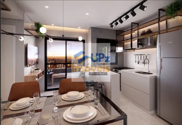 Apartamento com 2 dorms, 39m², varanda gourmet, vaga de garagem no Jaguaribe em Osasco-SP