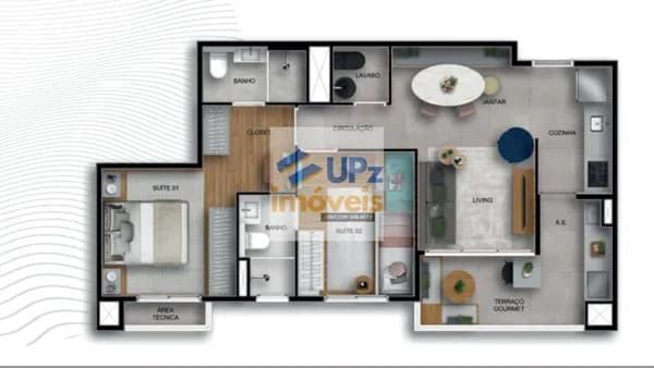 Apartamento com 2 suítes, 62m² com depósito privativo no Centro de Osasco-SP