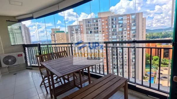 Apartamento para locação com 3 dorms, sendo 2 suítes, mobiliado e 3 vagas em Alphaville em Barueri-SP