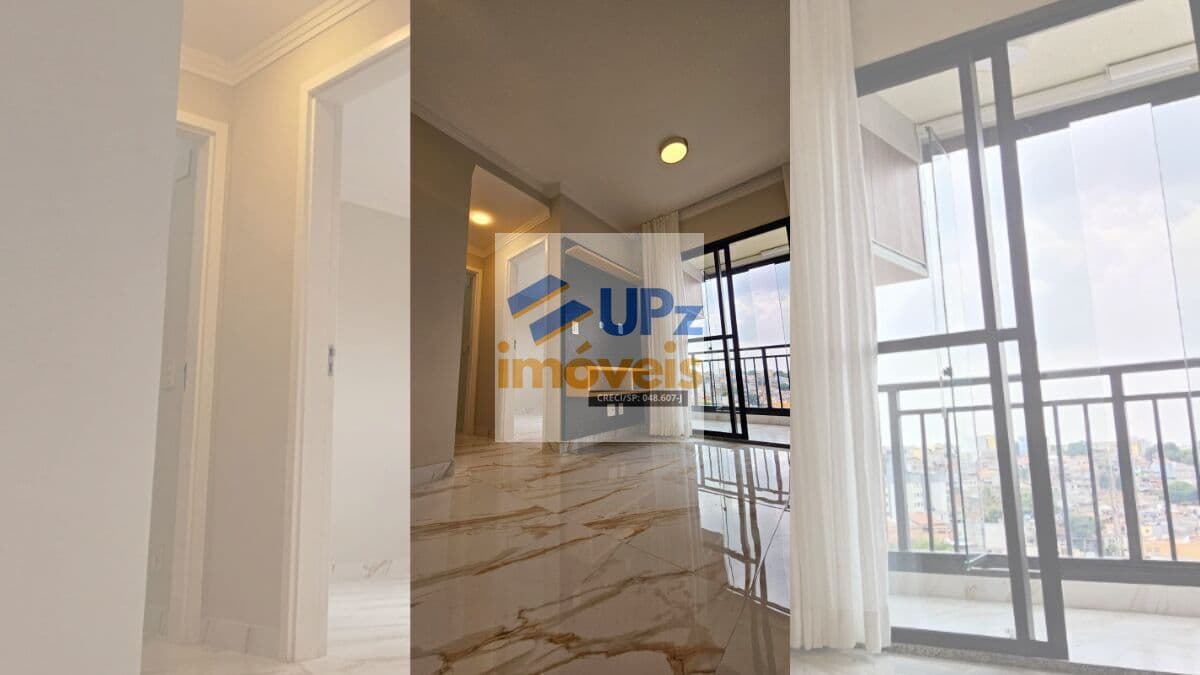Apartamento com 2 dorms, 50m² e varanda com vista livre no Ayrosa em Osasco-SP