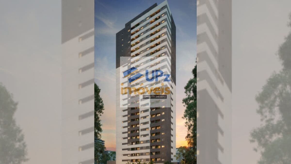 Apartamento com suíte, 27m², varanda na Vila Olimpia em São Paulo-SP.