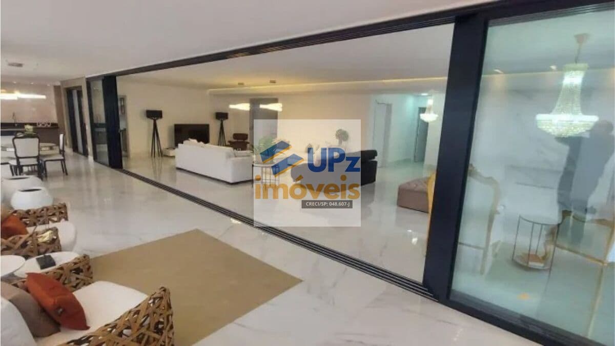 Apartamento com 4 suítes, 360m², varanda com vista livre e 5 vagas cobertas em Alphaville em Barueri-SP