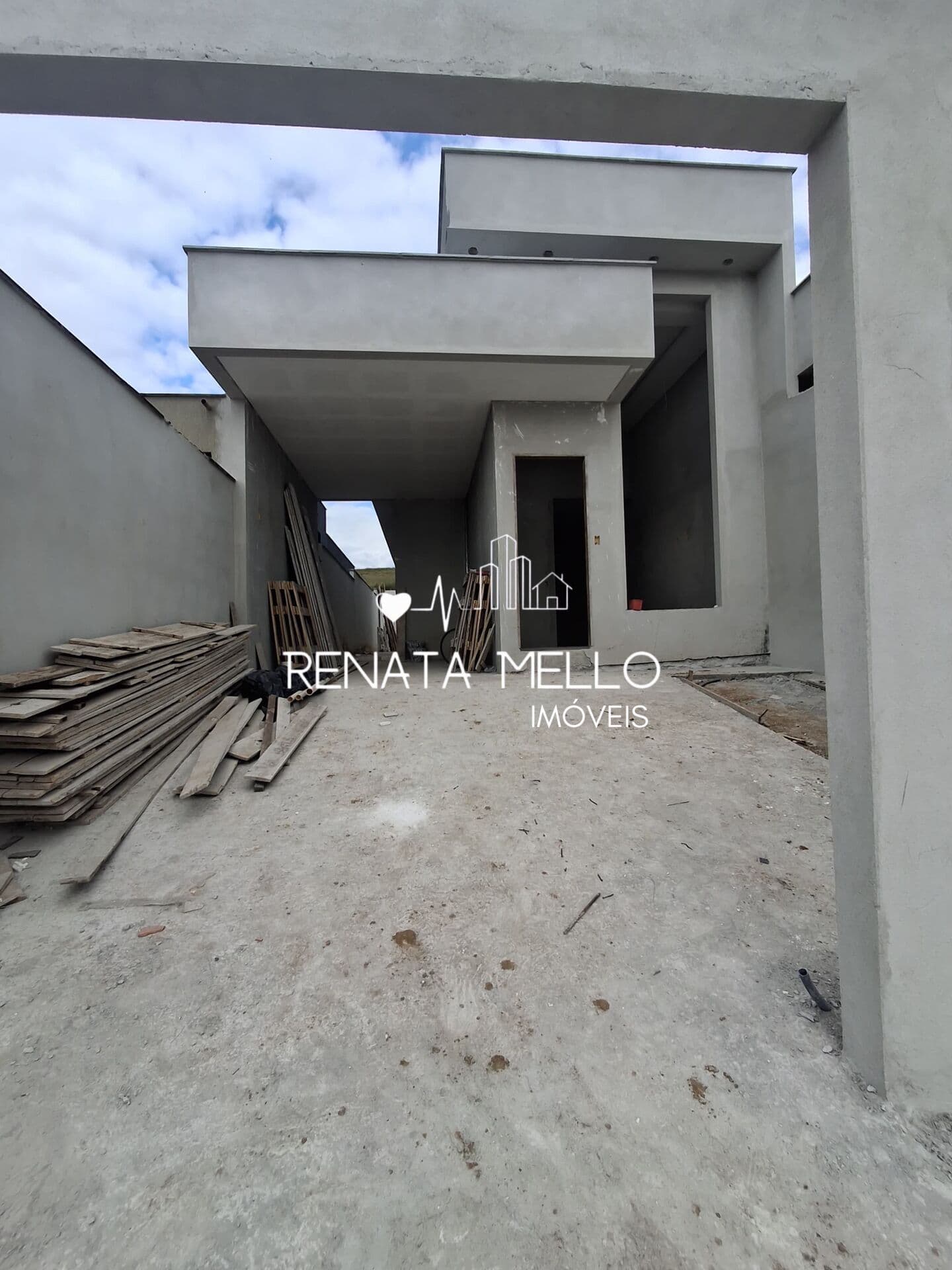 Casa em fase final de construção no Bela Vista