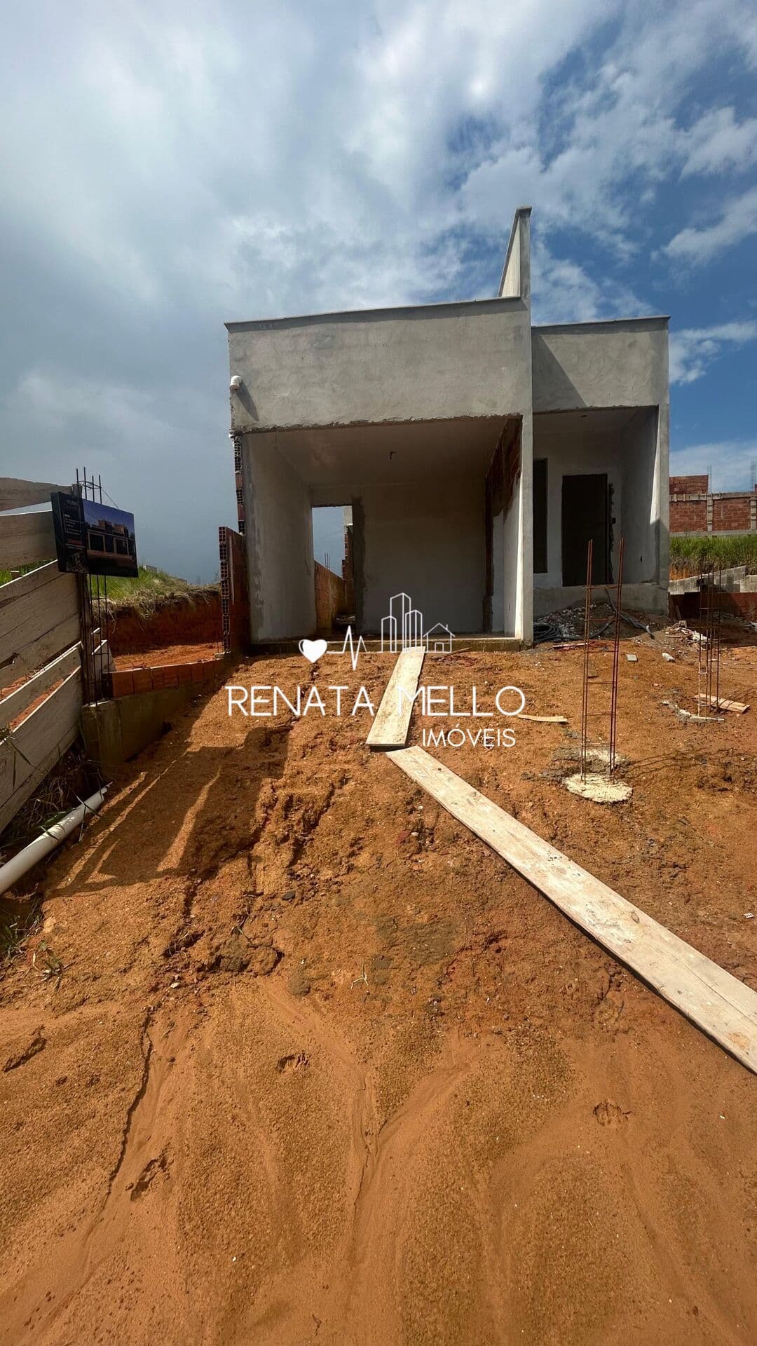 Casa em fase final de construção no Bela Vista