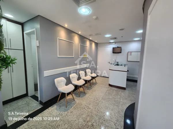 Sala Comercial Mobiliada para Alugar no Bairro Paraíso – Santo André/SP