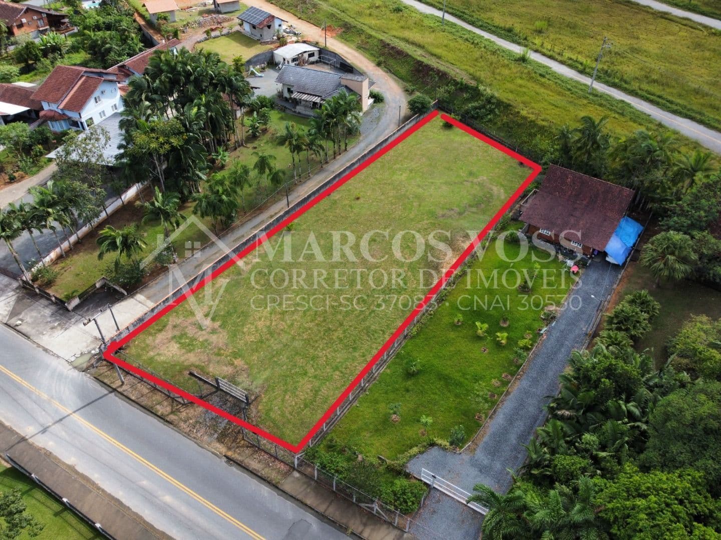 Terreno 1.600 m2 em Pomerode no bairro Testo Rega