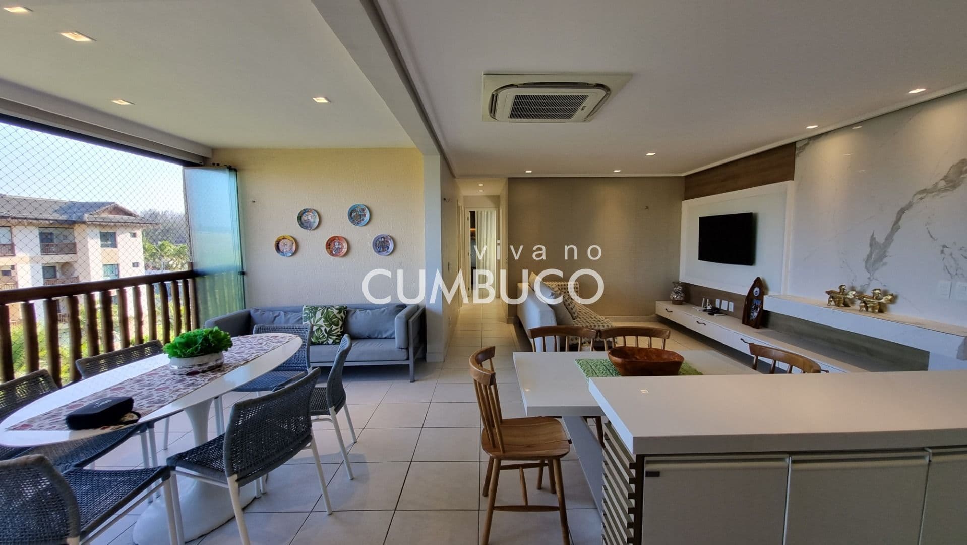 Apartamento com 3 dormitórios à venda, 99 m² por R$ 1.200.000,00 - Cumbuco - Caucaia/CE