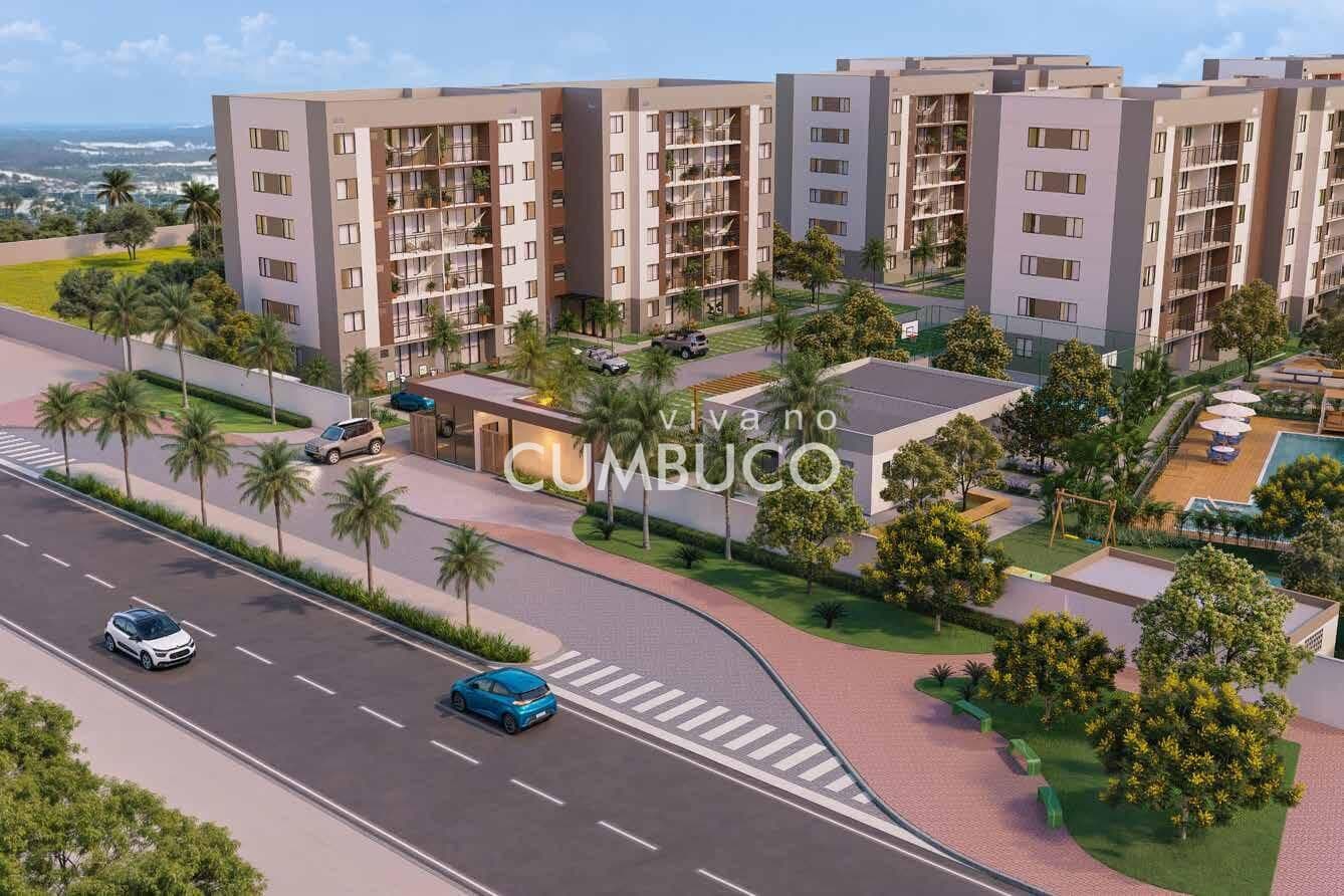 Apartamento com 2 dormitórios à venda, 49,65m² por R$ 350.000,00 - Cumbuco - Caucaia/CE
