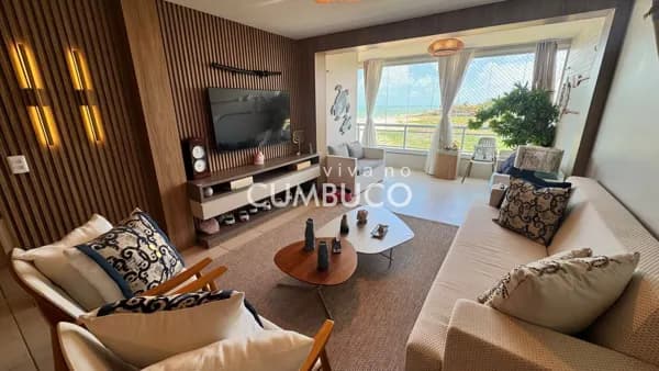 Apartamento com 3 dormitórios à venda, 104 m² por R$ 850.000,00 - Breezes do Cumbuco - Caucaia/CE