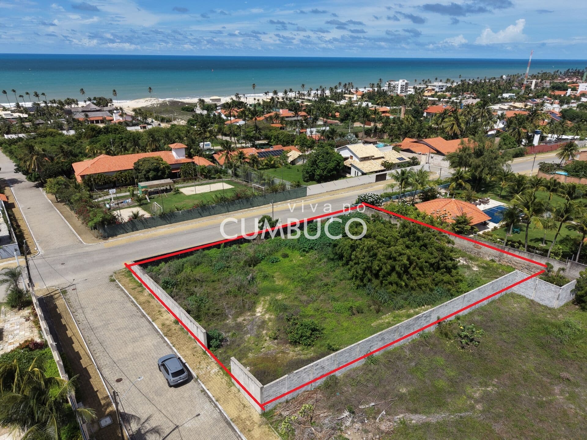 Terreno/Lote Murado Com Vista Mar Incrível no Cumbuco
