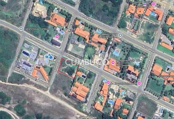 Terreno/Lote Murado Com Vista Mar Incrível no Cumbuco