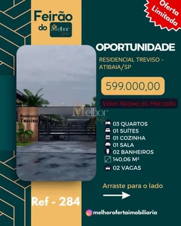 RESIDENCIAL TREVISO , ESTRADA DOS PIRES, ATIBAIA/SP