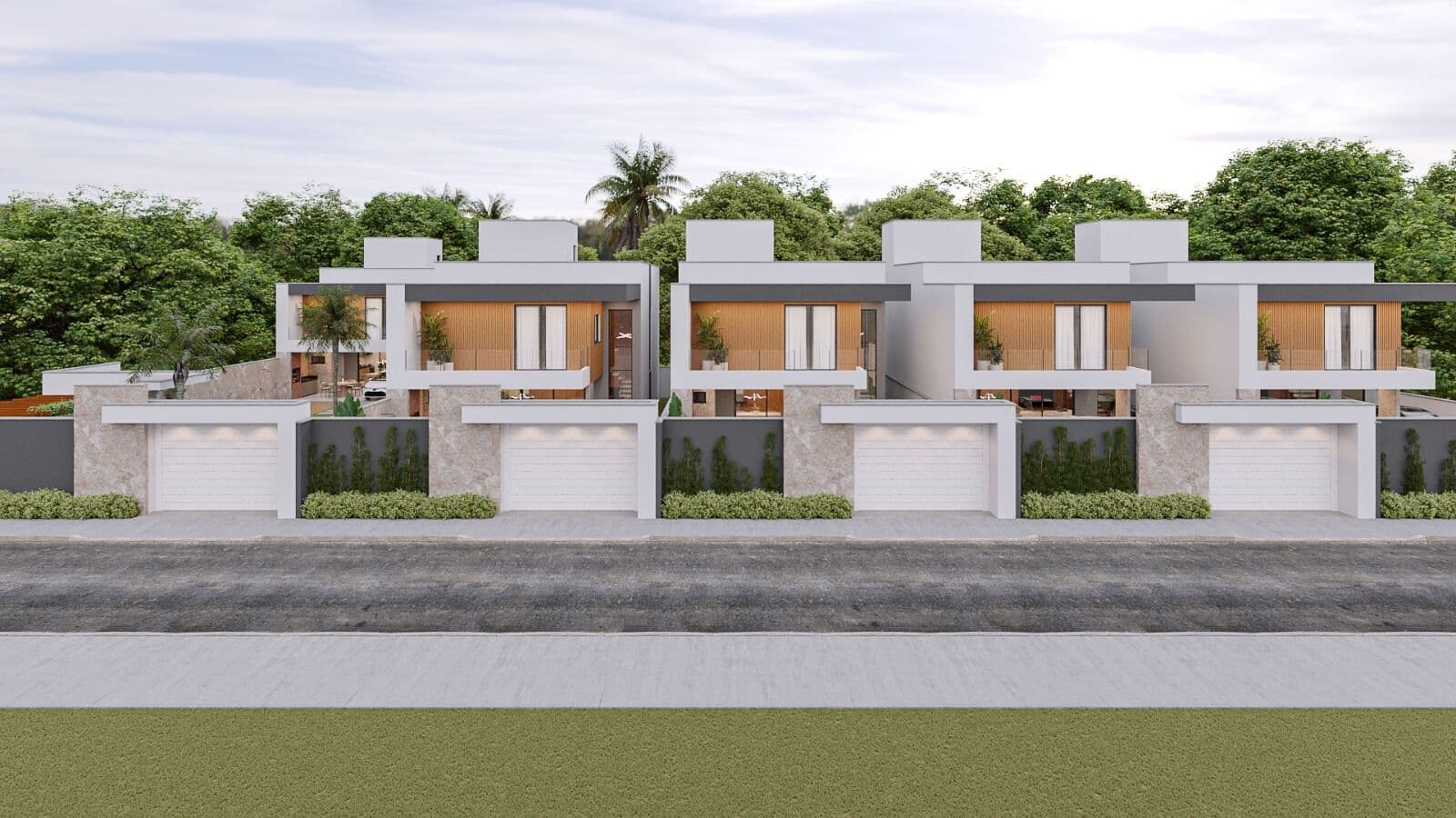 Casa Com 4 suites sendo 2 suites master, com area de lazer completa!!!