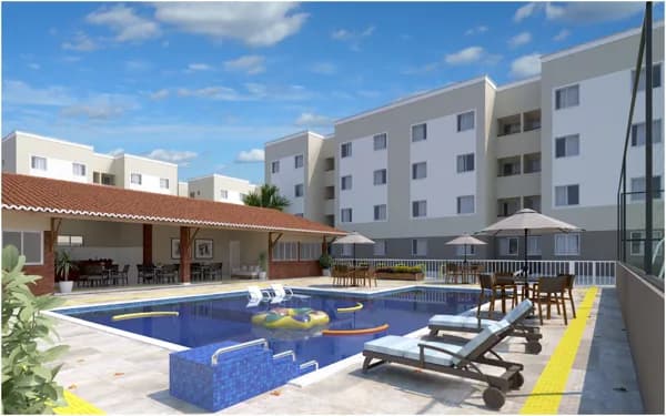 Villa Park II - Apartamentos de 2 quartos com Varanda na Estrada da Mata