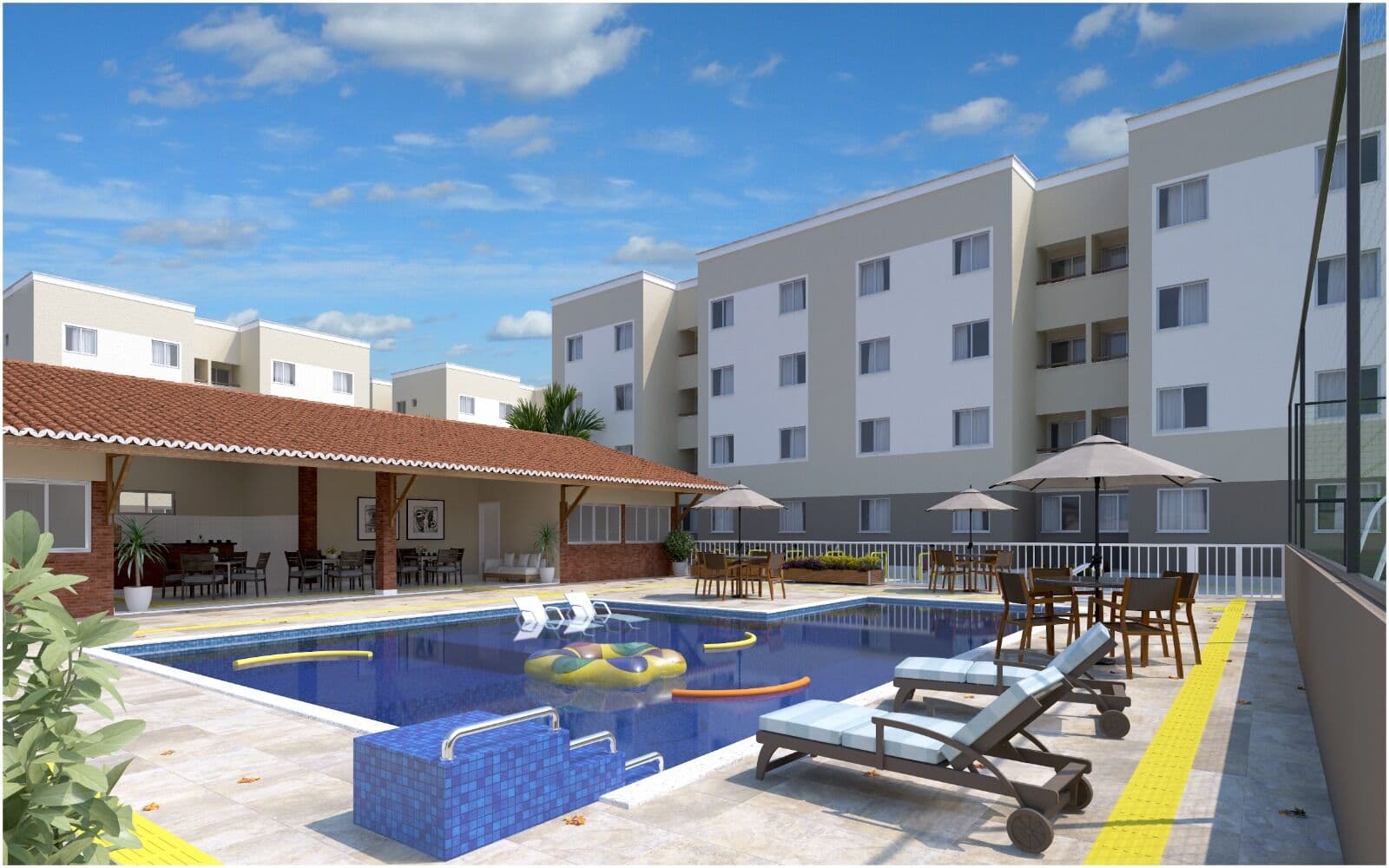 Villa Park II - Apartamentos de 2 quartos com Varanda na Estrada da Mata