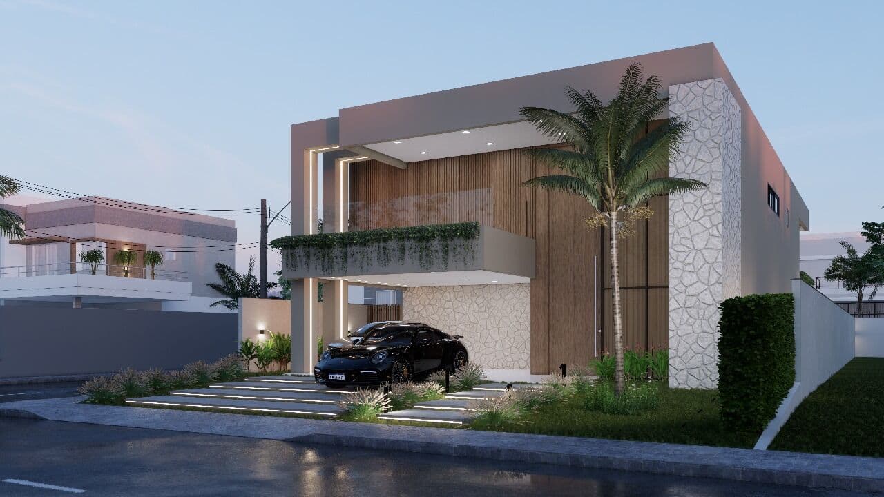 Casa com 5 suites, area de lazer com sauna e piscina no Araçagy!!!