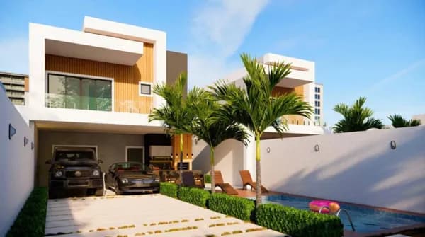 Casa com 4 suites sendo uma suite master, com piscina e area de lazer completa no Araçagy!!!