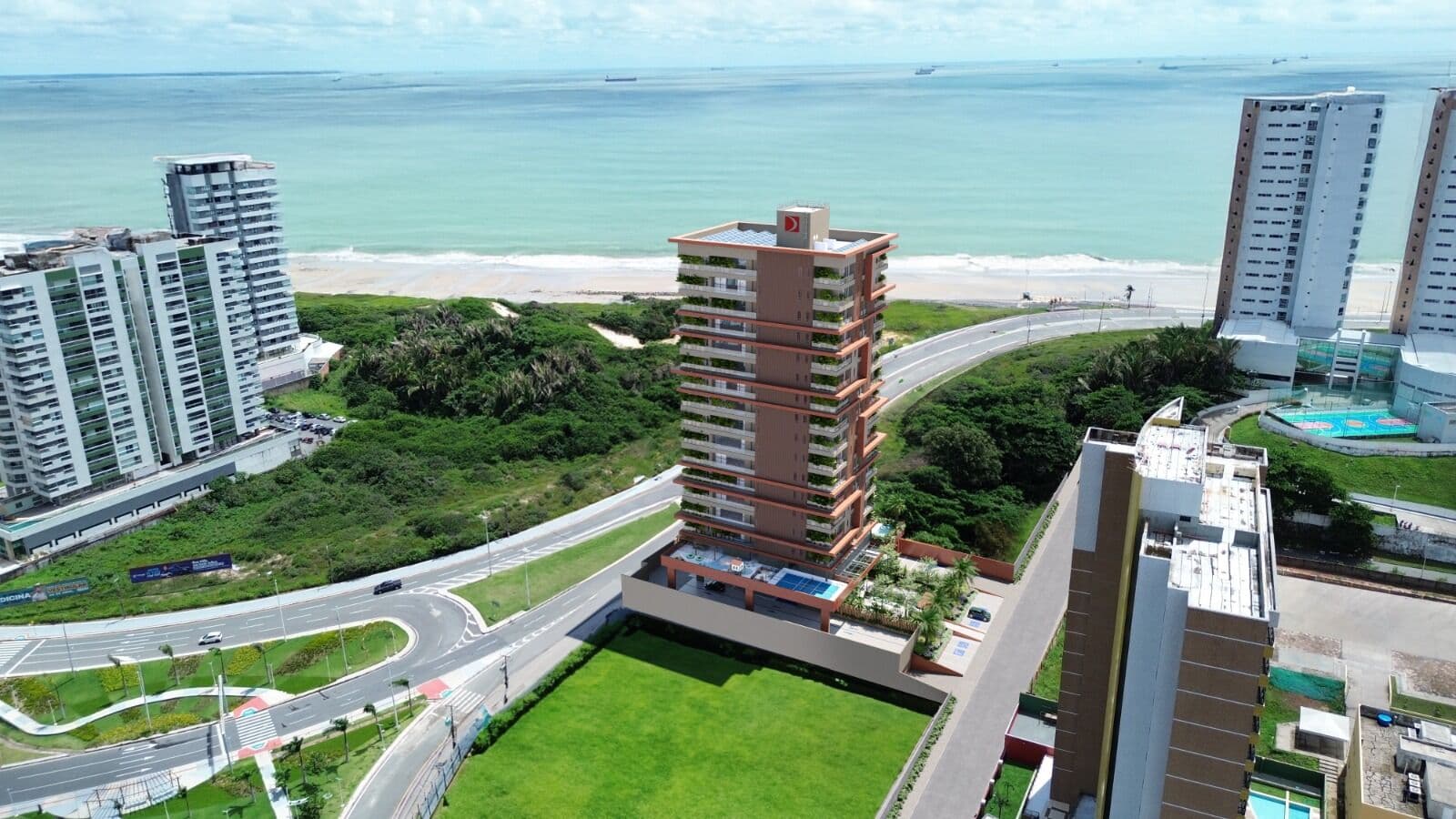 Wave - Apartamento de Alto Padrão com 4 suítes com Vista Mar!!