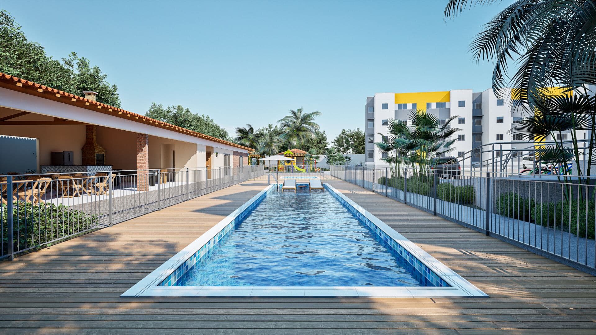 Condomínio Rancho das Flores - Apartamentos com 2 quartos no Turu
