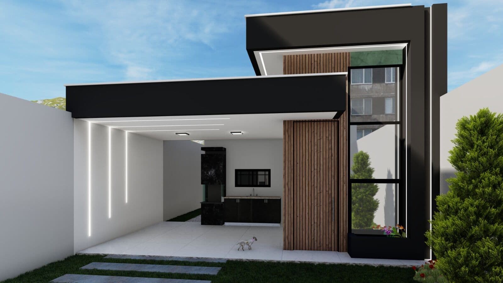 Casa na planta com 1 suite master e uma semi suite no Araçagy