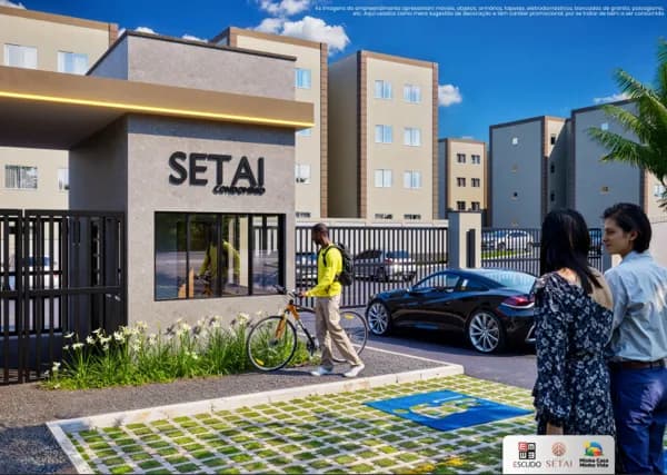Setai - Apartamentos de 2qts, com garden, na Sampaio Correa