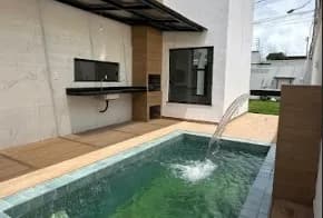 Casa com 3 quartos sendo 2 suítes com Piscina e Área Gourmet no Araçagy!