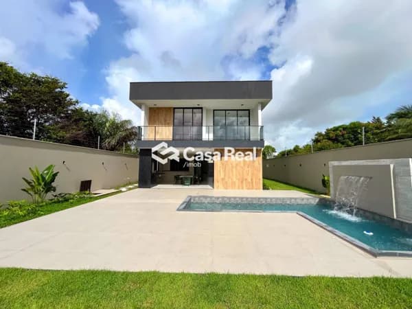 Casa com 4 suites, alto padrão de acabamento e piscina no Araçagy!!!