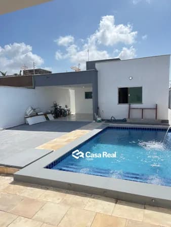 Casa com 3 quartos sendo uma suite, piscina e cascata!!!