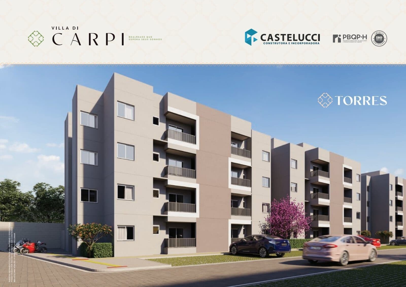 Vila di Carpi - Apartamento com 2 quartos na Estrada da Maioba