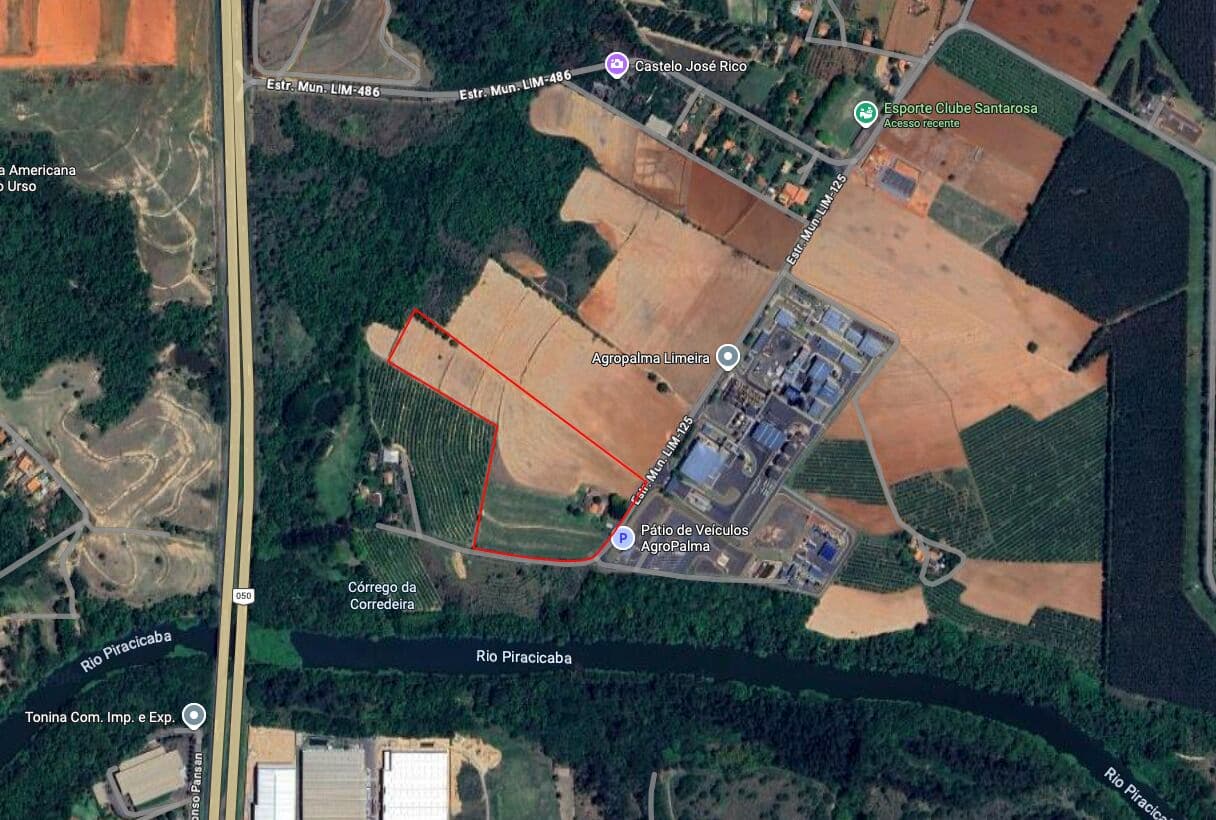 Área Indusrtrial de 133.000 m2 no Distrito Industrial na Rodovia Anhangeura Km 131 em Limeira
