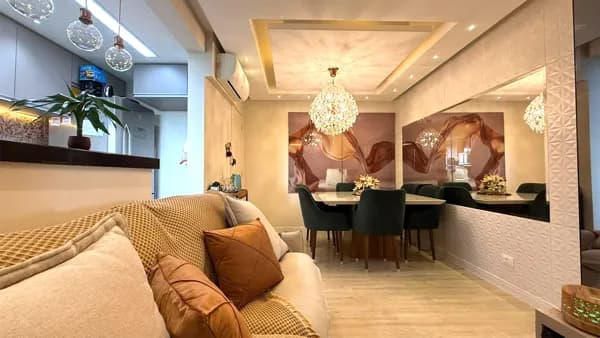 Excelente Apartamento de 3 Dormitórios Finamente Decorado no Golden Star em Americana