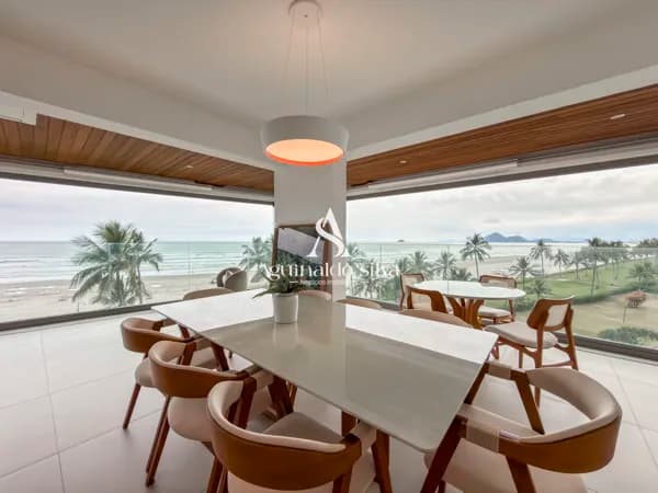 Apartamento à Venda, Pé na Areia Frontal, 208m², 4 Suítes em Riviera de São Lourenço - Bertioga SP