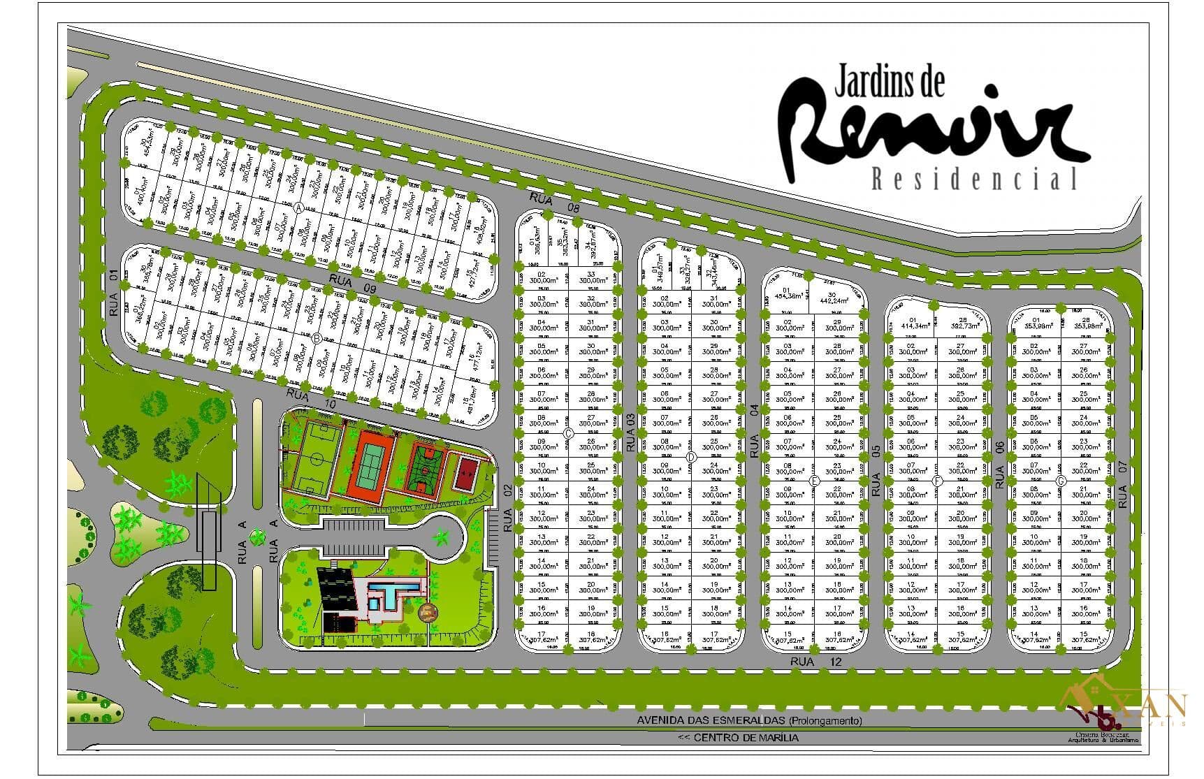 Lote/Terreno em Marília - Jardins de Renoir