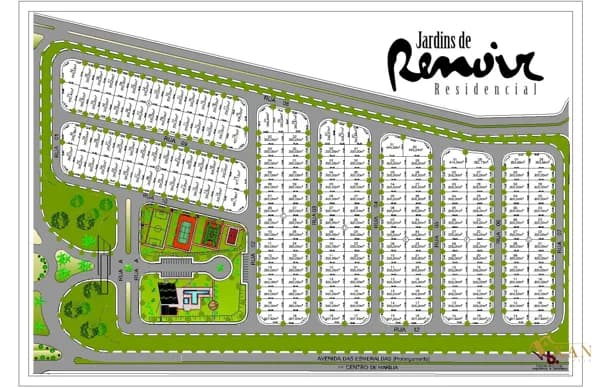 Lote/Terreno em Marília - Jardins de Renoir