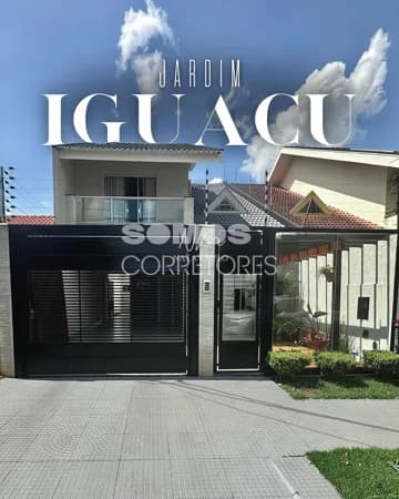 Conforto e Espaço para a Família | Sobrado com 4 Quartos e Área Gourmet no Jardim Iguaçu - Maringá-PR