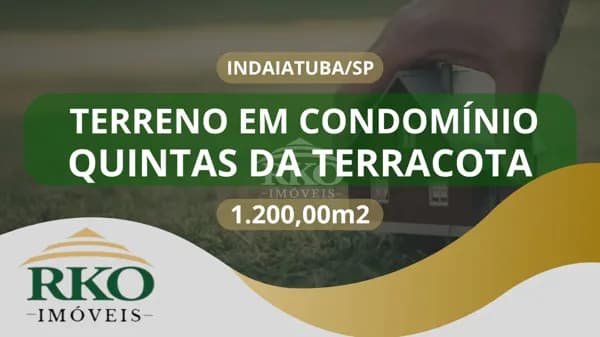 Terreno em Condomínio Quintas da Terracota, Indaiatuba-SP