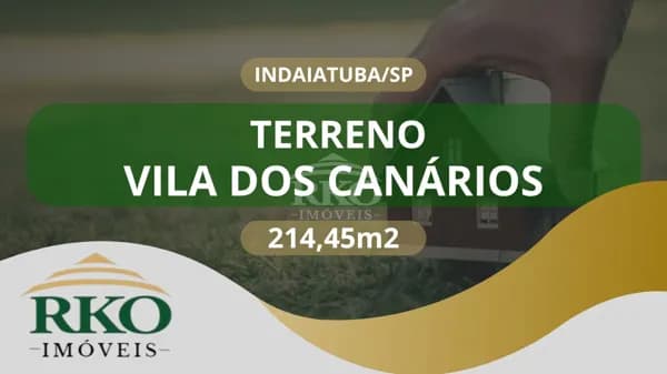 Terreno em Loteamento Vila dos Canários - Indaiatuba/SP.