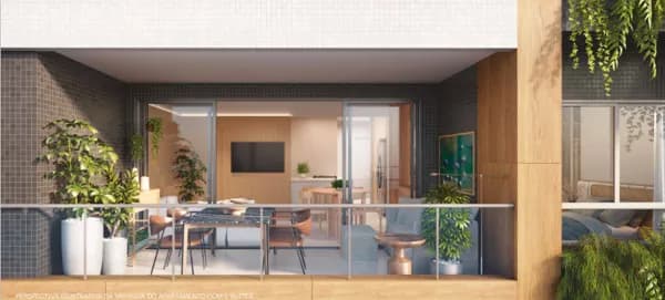 Apartamento de 2 suítes com lavabo no Horto Florestal