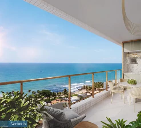 Ilha de Lanai - Apartamento de quarto e sala em Pedra do Sal