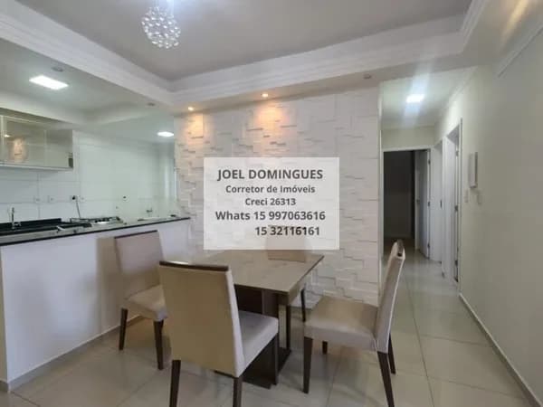 Apartamento 3 quartos 2 banheiros Parque Bela Vista