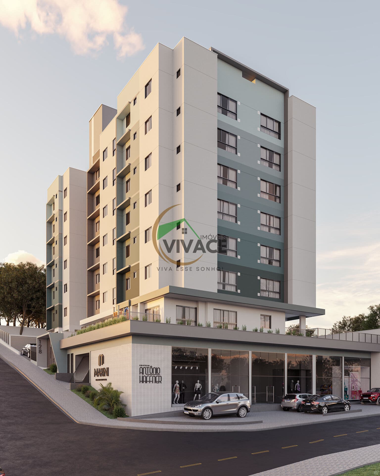 Apartamento 02 quartos (01 suite) próximo a Vila Germanica