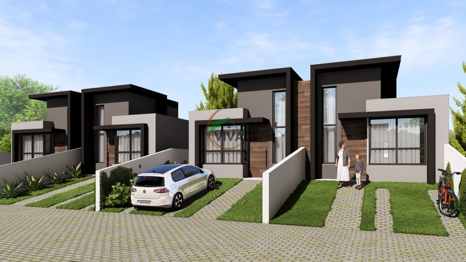 Casa em condominio fechado com 02 quartos na Itoupava Central