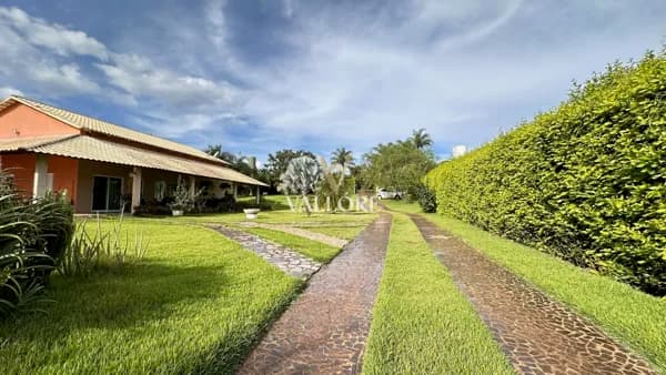Chácara 7.200m² com ribeirão, pomar raro, 2 casas e aceita pets – Nova Veneza-GO